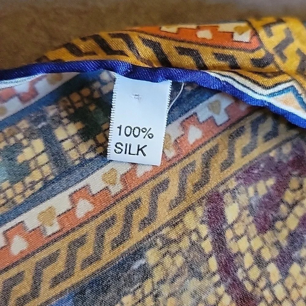 Vintage 100% silk